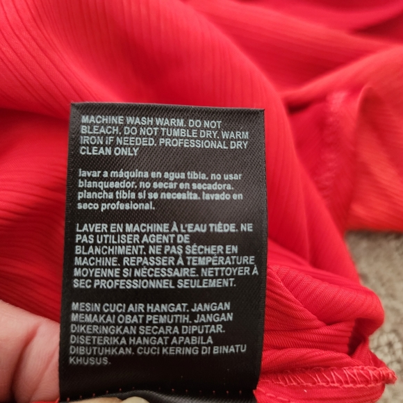 New without tag BEBE High Low Kimono Sleeve Drape Dress - Small - Picture 11 of 11